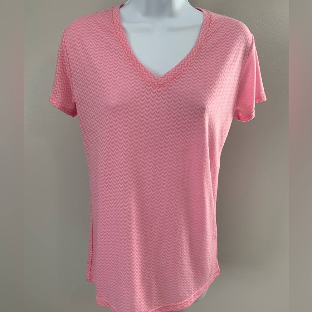 Avia Pink Patterned Short Sleeve Tee